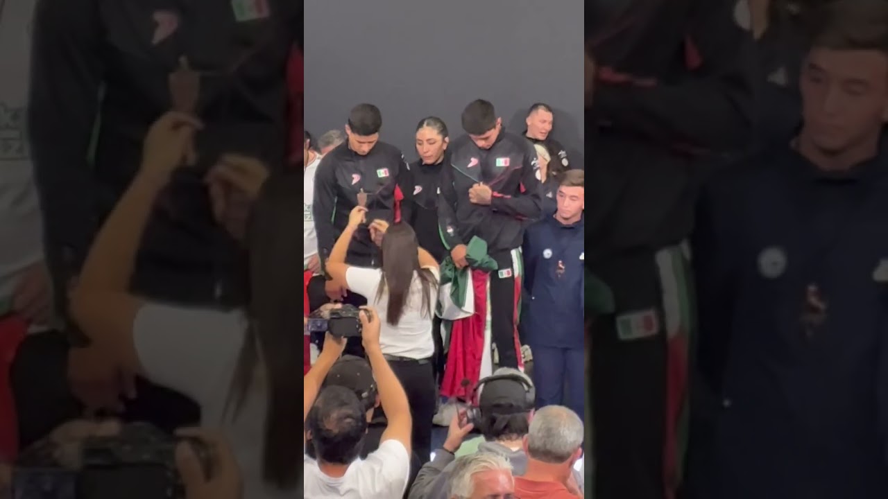 Recibimiento de medallas México en Frontball 