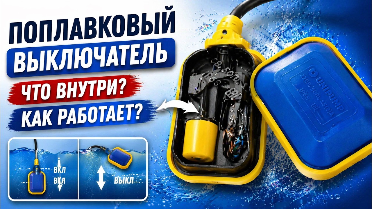 Поплавок для насоса. Принцип работы поплавкового выключателя