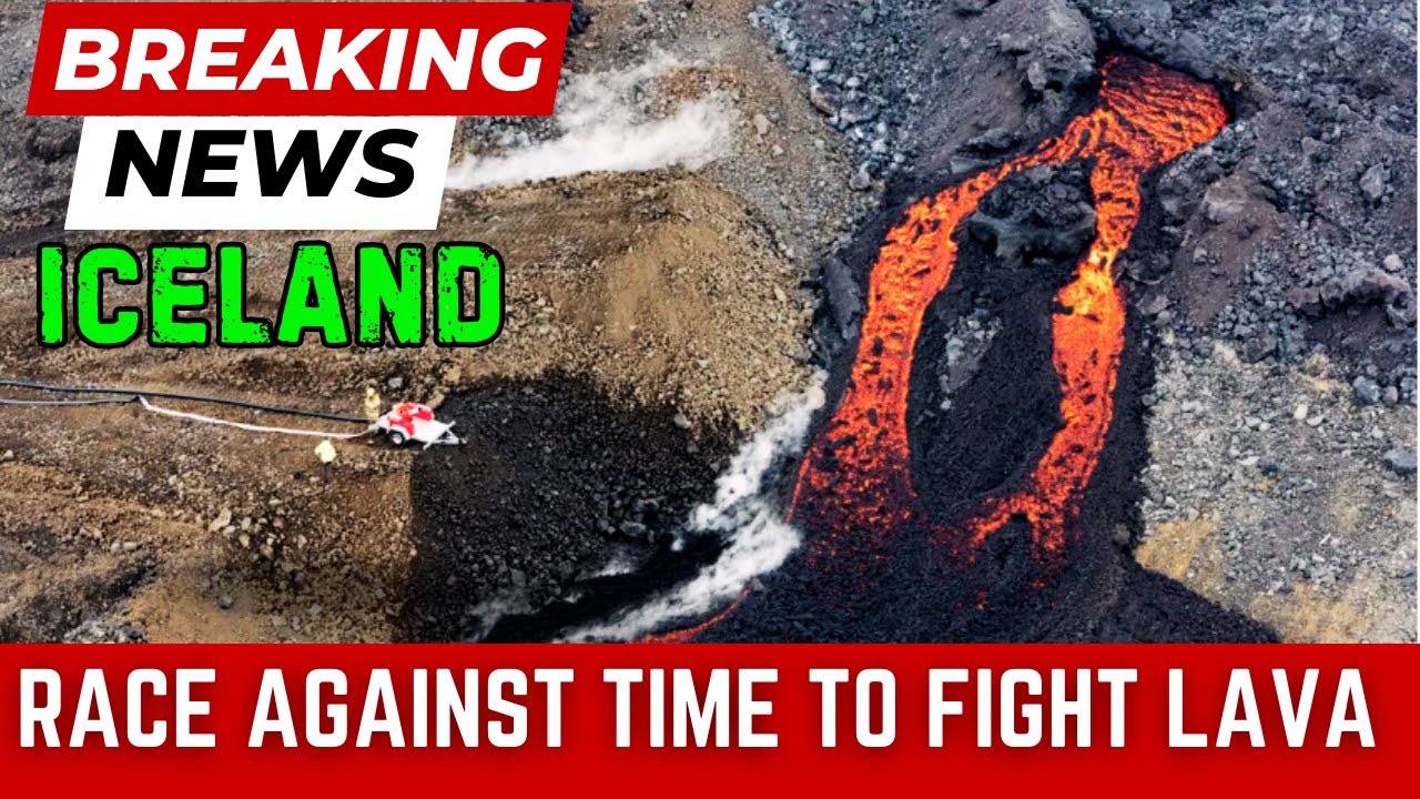 They are racing, trying to keep up with the Lava that is flowing towards the Power Plant 