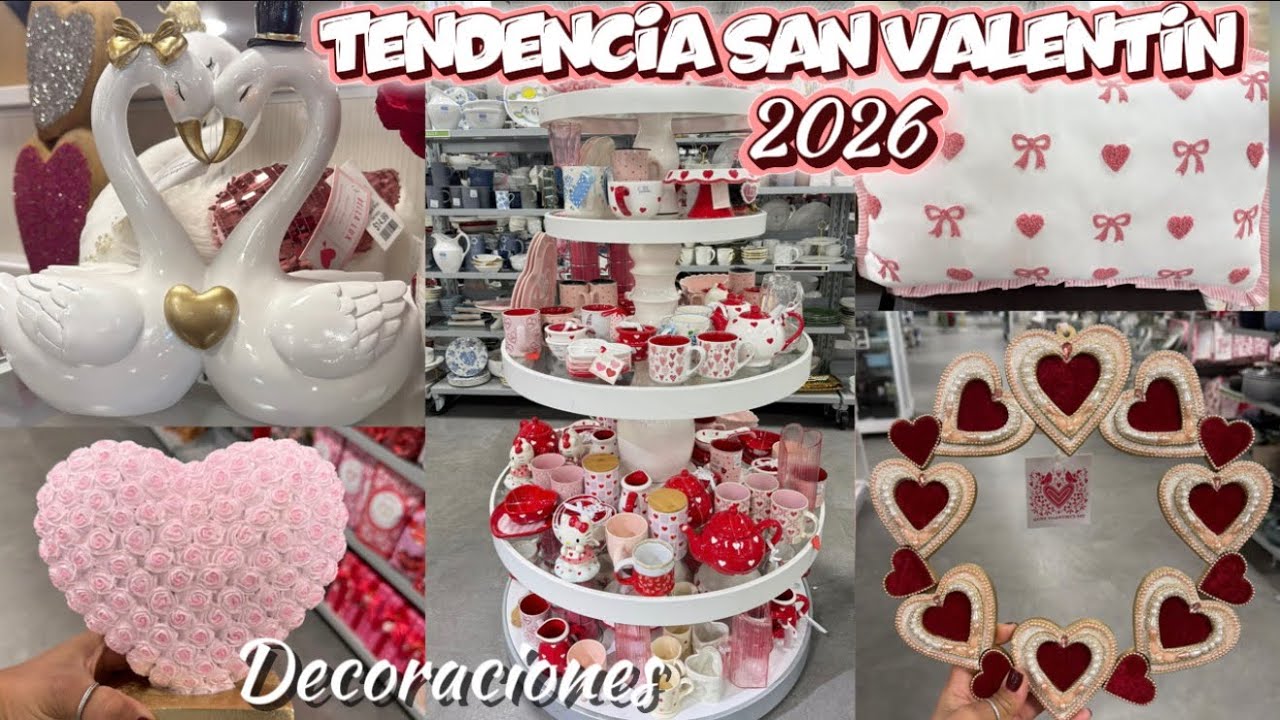 Tendencia San Valentin 2026 | Decoraciones en HomeGoods & Homesense 