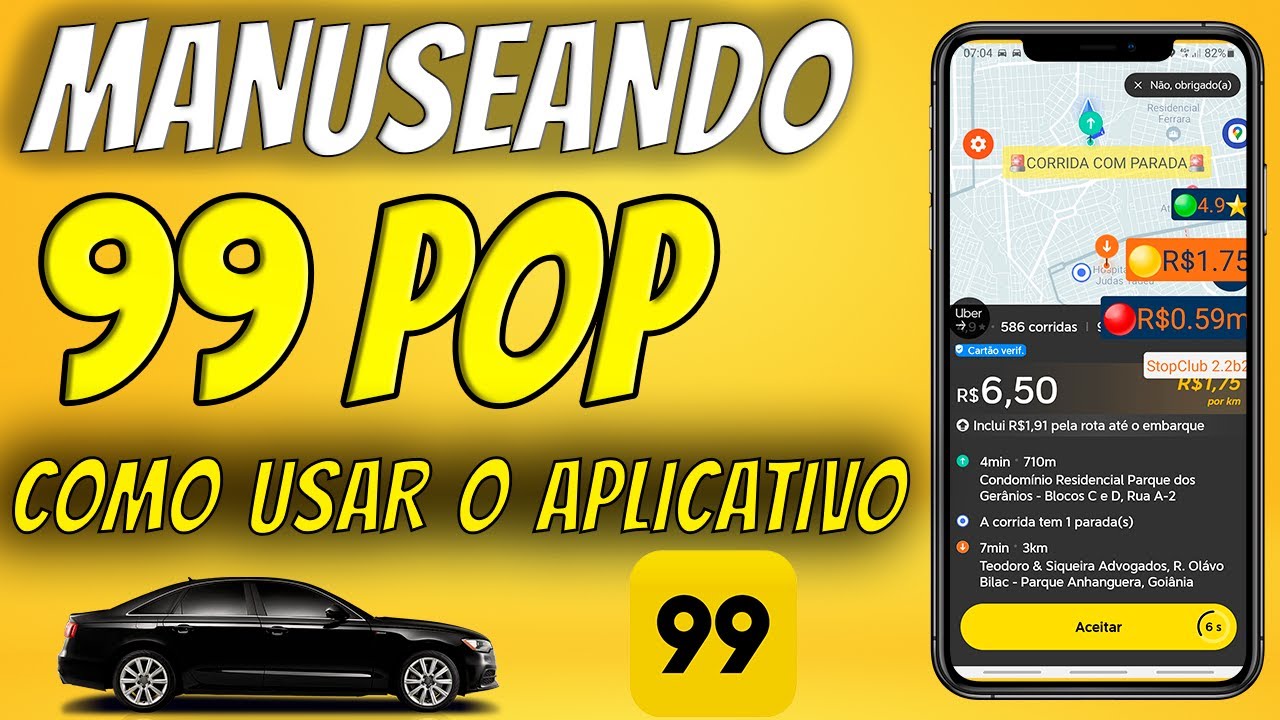 COMO USAR O APLICATIVO DA 99 MOTORISTA | Conhecendo o app