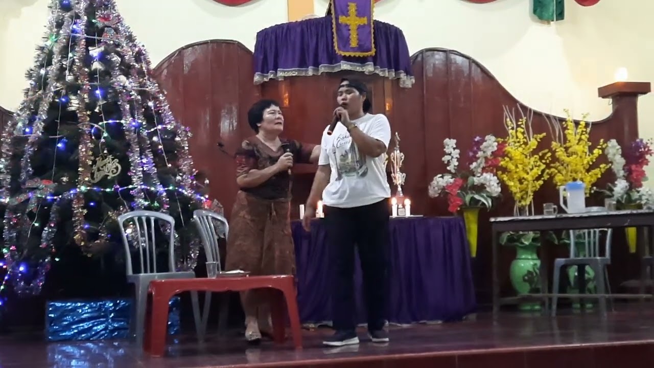 Drama Natal situasi dalam keluarga dibawakan oleh ibu ibu HKI Resot Kp pon.
