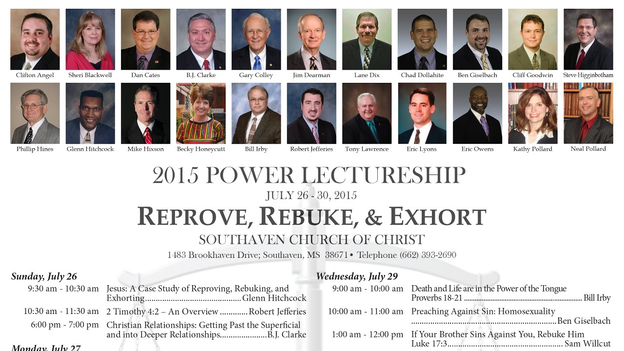 2015 POWER - July 27th - 9:00am - Gary Colley - Preaching the Word with All Authority