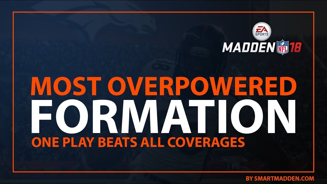 Best Formation in Madden 18 - One Play Beats ALL COVERAGES
