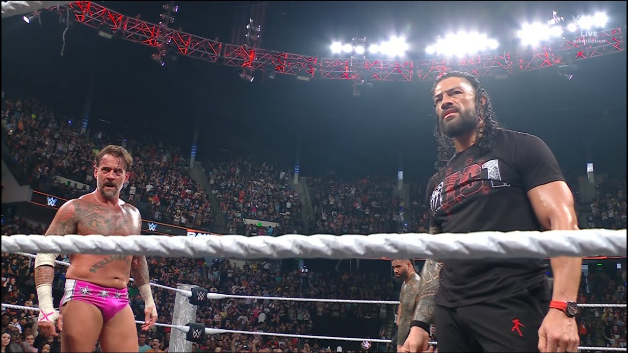 Roman Reigns Returns Saves CM Punk | WWE RAW 7/14/2025