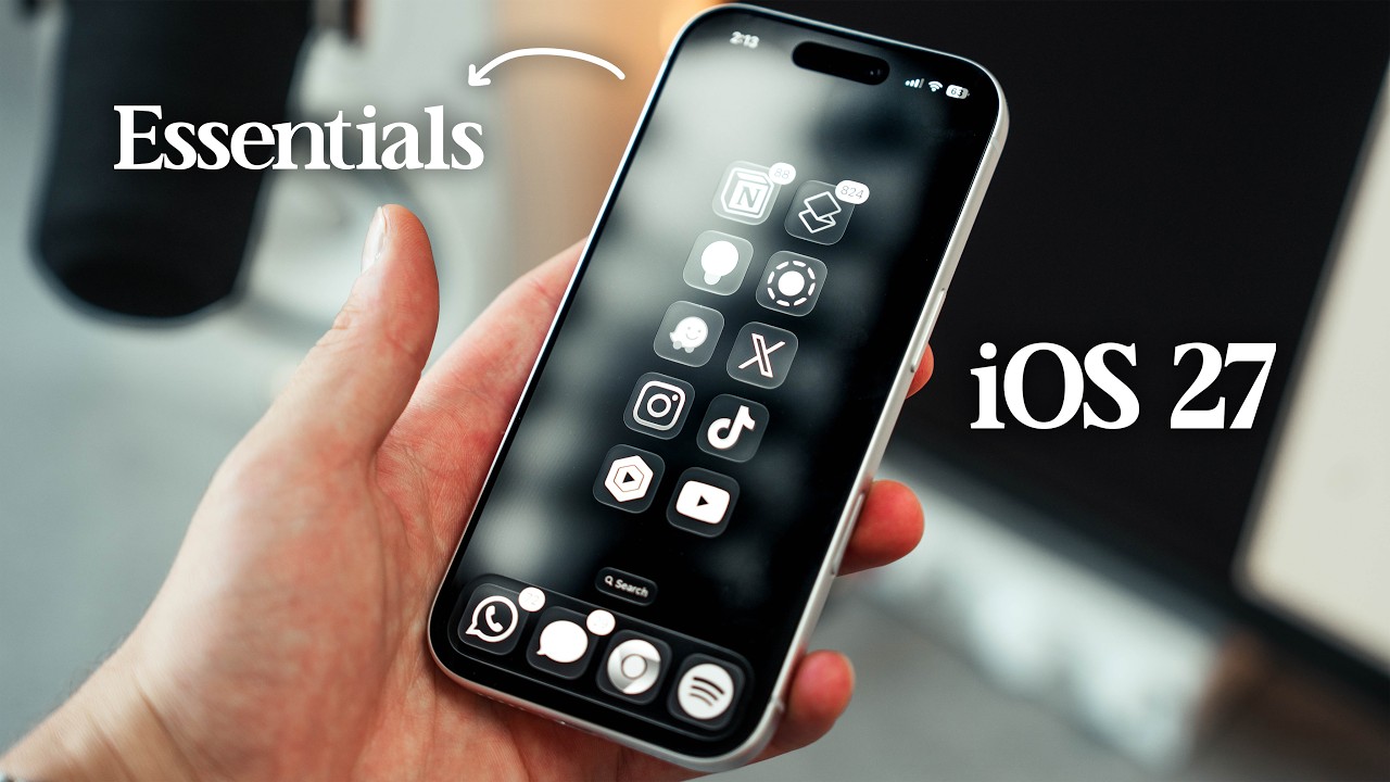 What&rsquo;s on my iPhone as an Android User (iOS 27)
