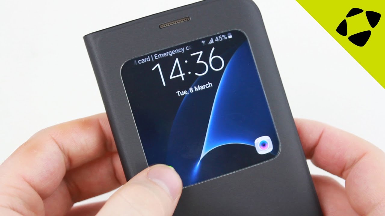 Official Samsung Galaxy S7 Edge S View Cover Case Review - Hands On