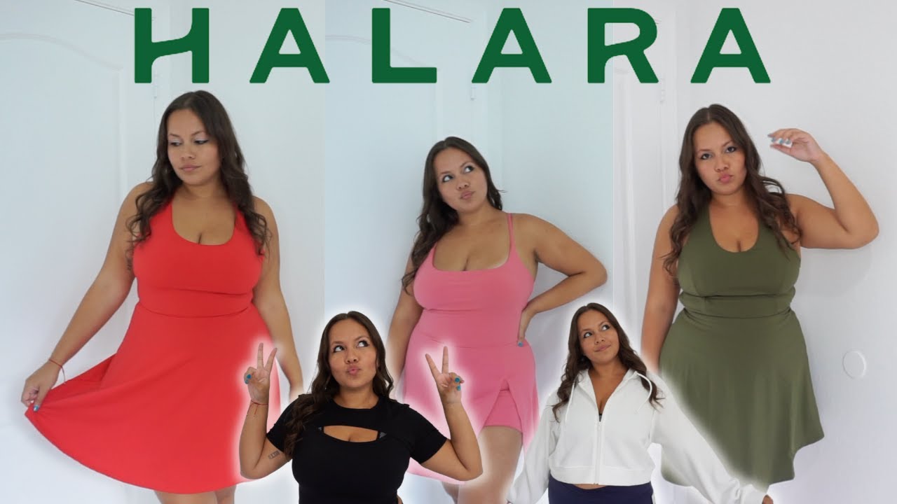 HALARA DRESS TRY ON HAUL + HONEST REVIEW  |  Plus size active wear size 1X
