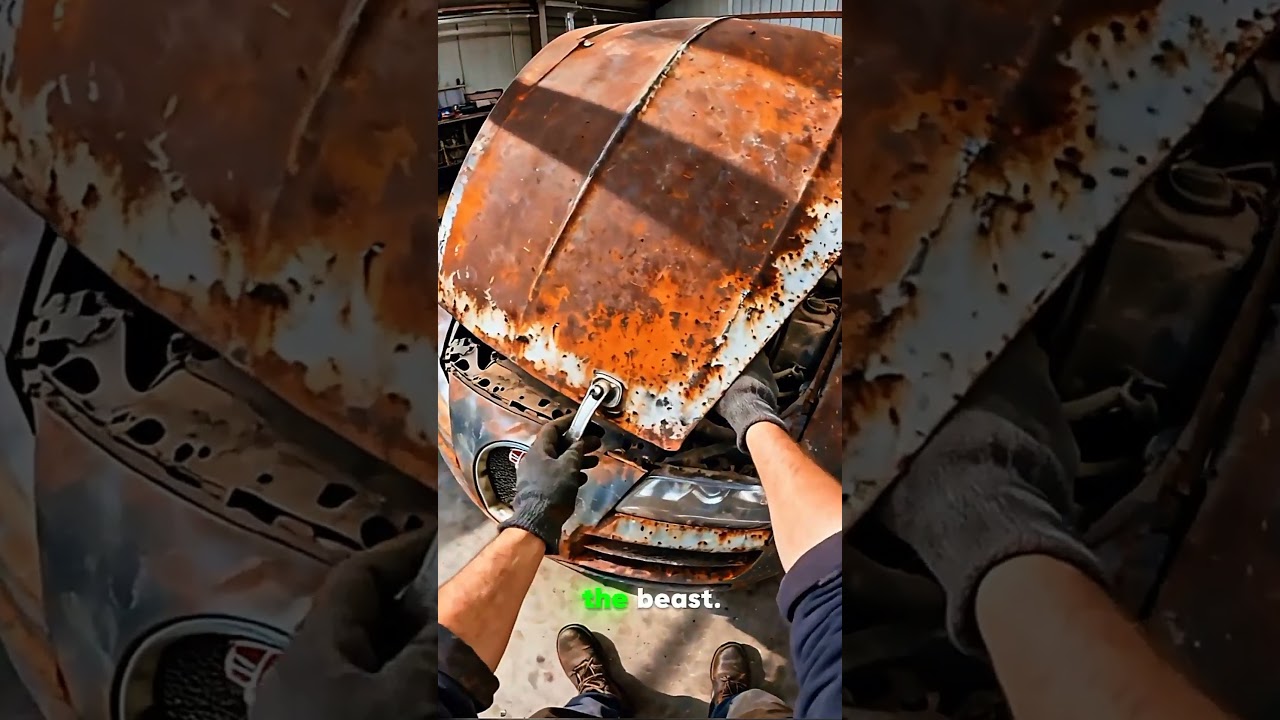 Saving a Rusted Bugatti Chiron Frame  Structural Repair ASMR 