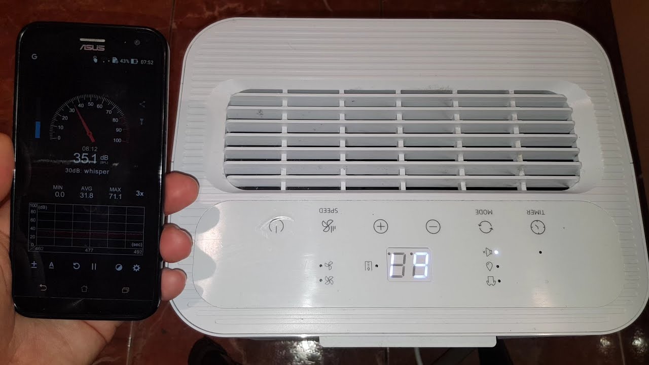 ALDI Ambiano dehumidifier 10l AN 7006460: noise test