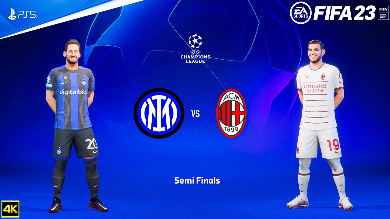 FIFA 23 - Inter Vs Milan - UEFA Champions League 22/23 | Semi Final | 2ND LEG | PS5&trade; [4K60 ]
