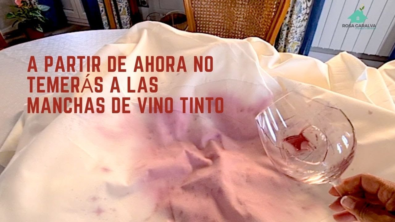 Cómo quitar MANCHAS DE VINO EN LA ROPA 🍷 Estrategias para principiantes