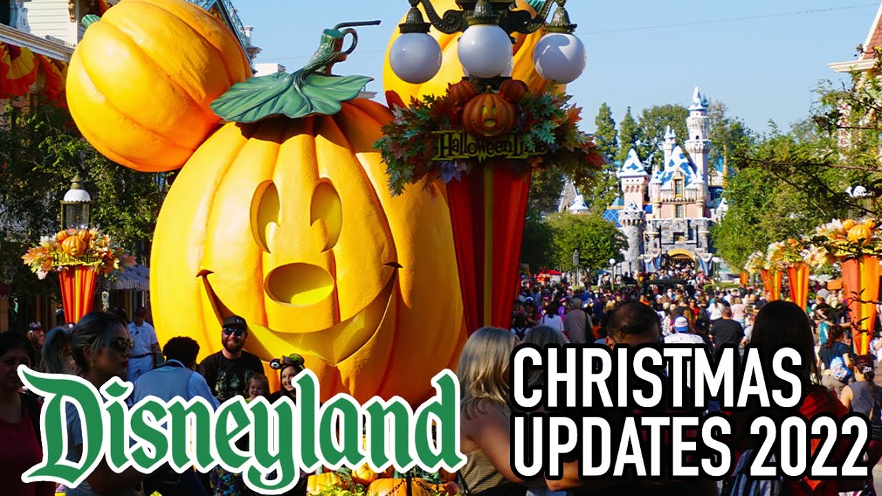 Christmas Updates, New Merchandise and Final Days of Halloween: Disneyland Walkthrough 2022 [4K POV]