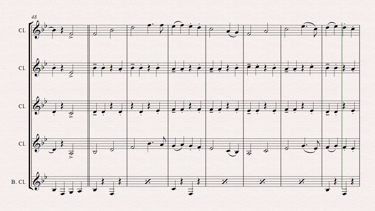 Das war noch nicht das letzte Mal - German Polka - Oktoberfest - Clarinet Quintet