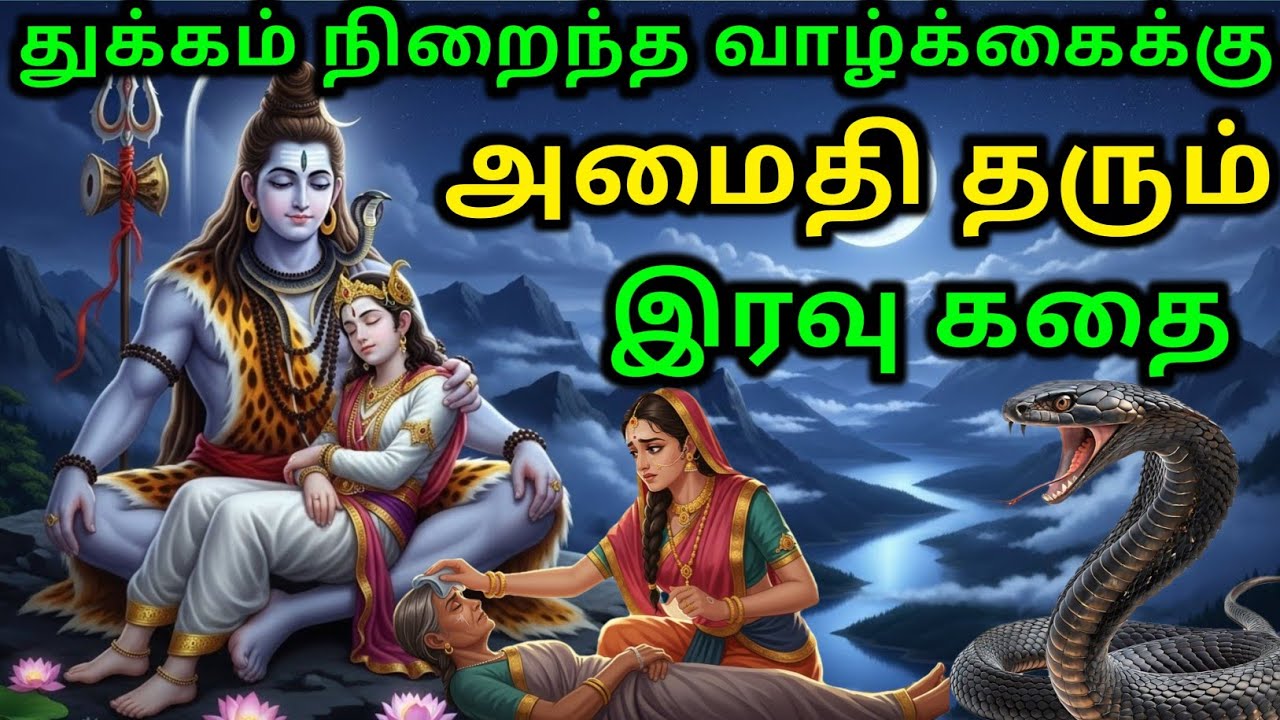 துக்கம் நிறைந்த வாழ்க்கைக்கு அமைதி தரும் இரவு கதை | Tamil story | tamil kathaigal