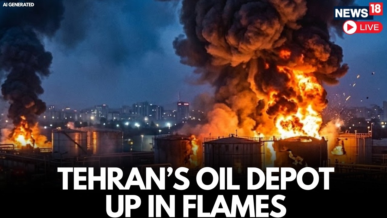 Iran-Israel-US War LIVE Updates: Tehran&rsquo;s Oil Depot Up In Flames After Massive Strike | N18G