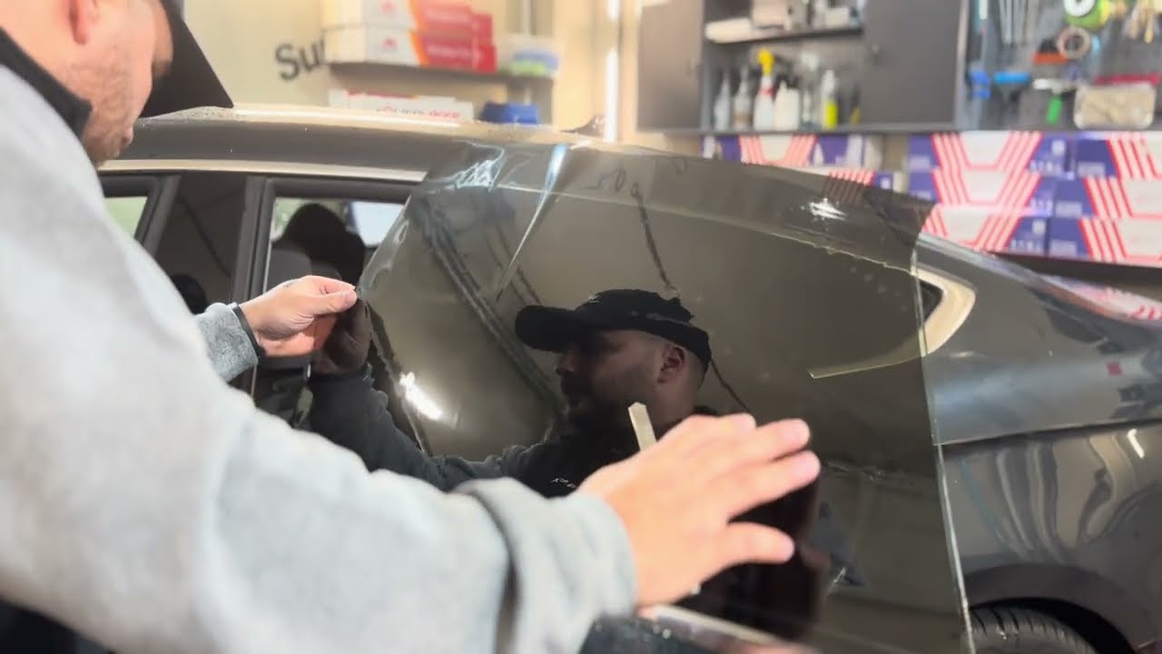 Audi A5 Sportback: Scheiben tönen in Frankfurt bei #rwfolierung - Nähe Audi Zentrum Frankfurt