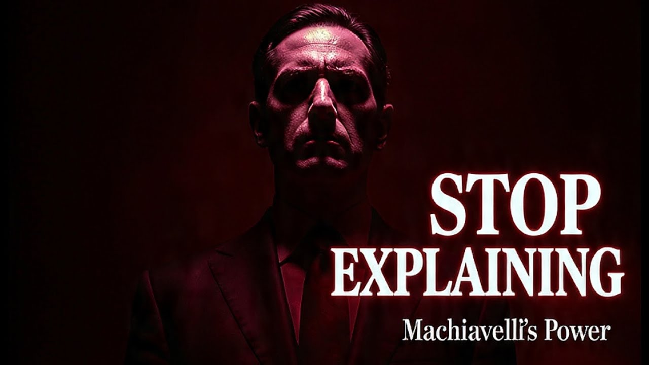 Machiavelli - Why Weak People Are Always Explaining Themselves ?