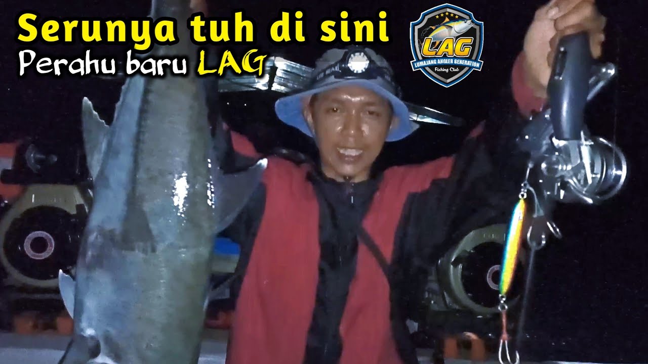 Mancing tekhnik jigging malam hari