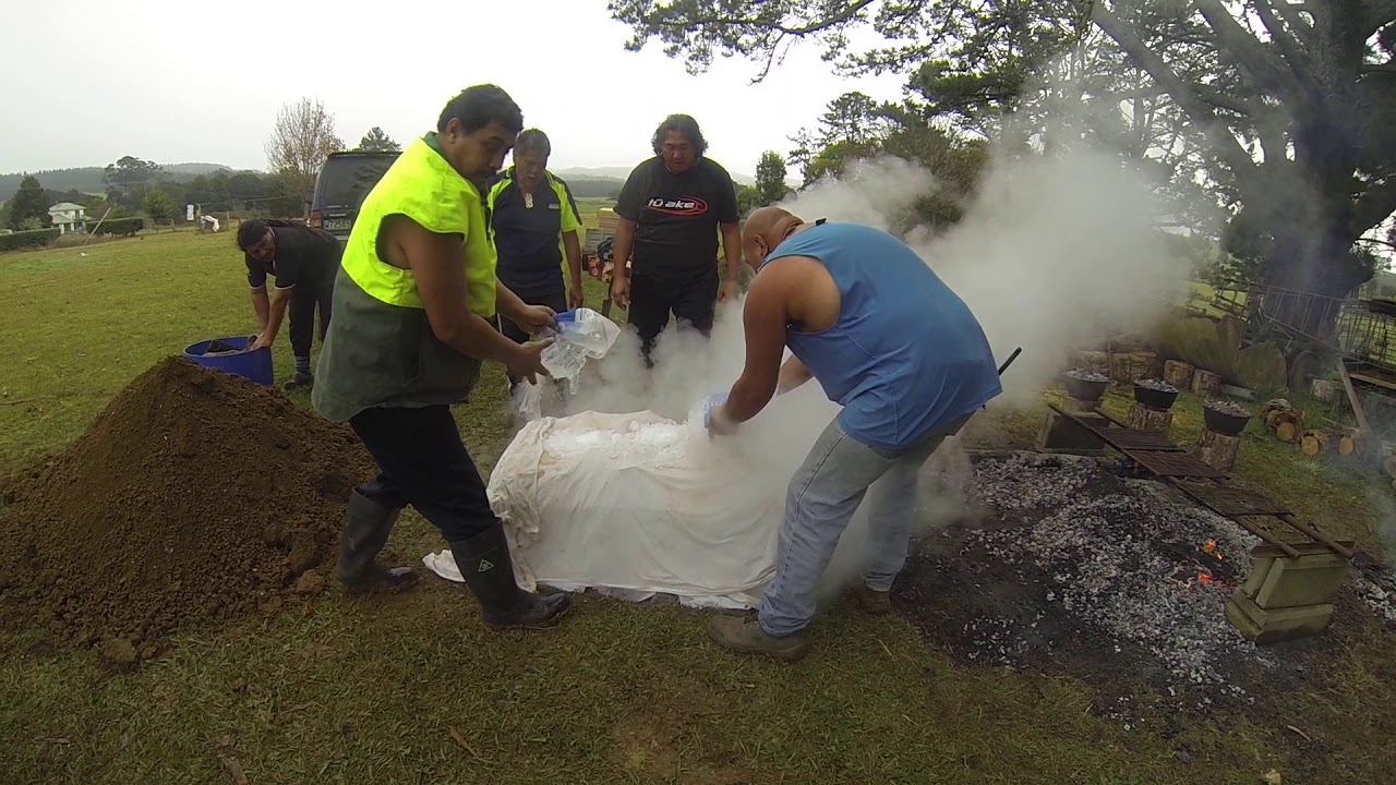 Doing a Hangi
