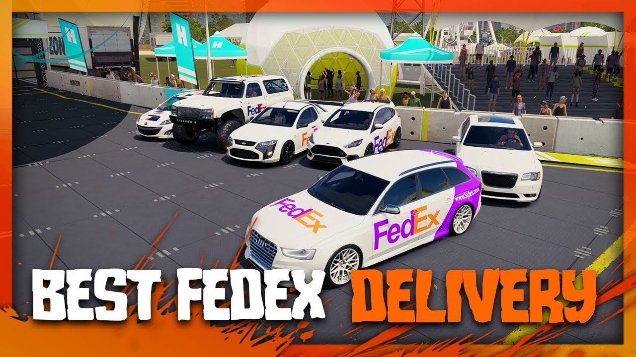 Forza Horizon 3 | Best FedEx Delivery Vehicle! (Extremely Close Finish)