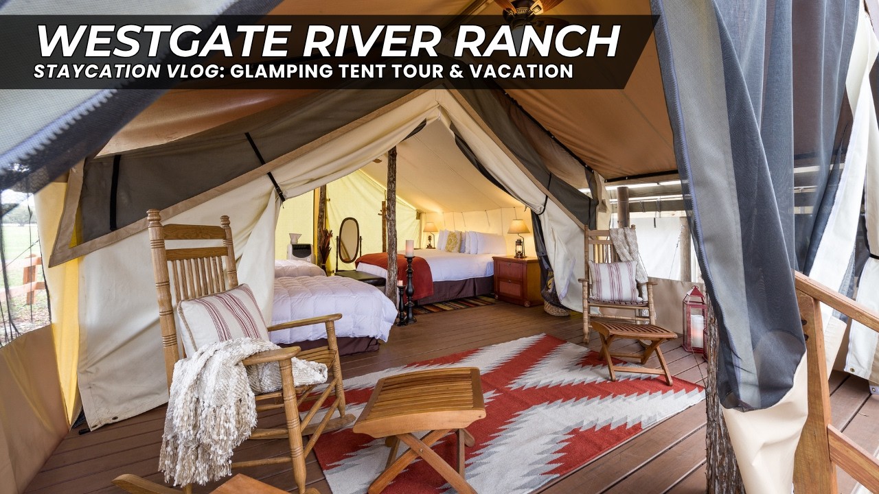 Westgate River Ranch & Rodeo | Glamping Tent Tour (4K)