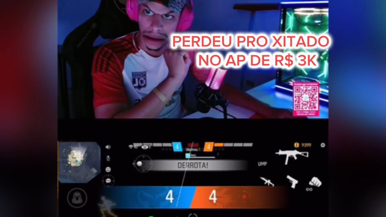 PERDEU PRO XITADO NO AP D R$ 3K ( URIEL XITER ) Free fire