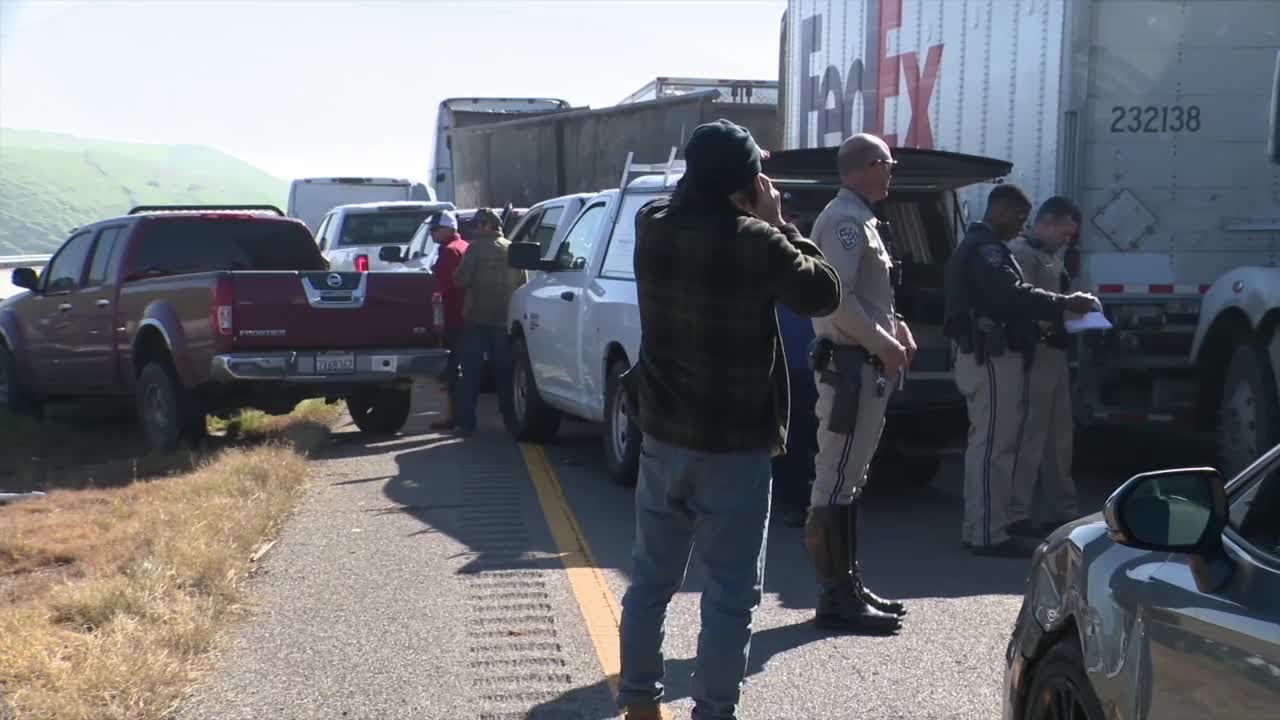 40+ vehicle crash closes Highway 58, fog considered a factor in incident