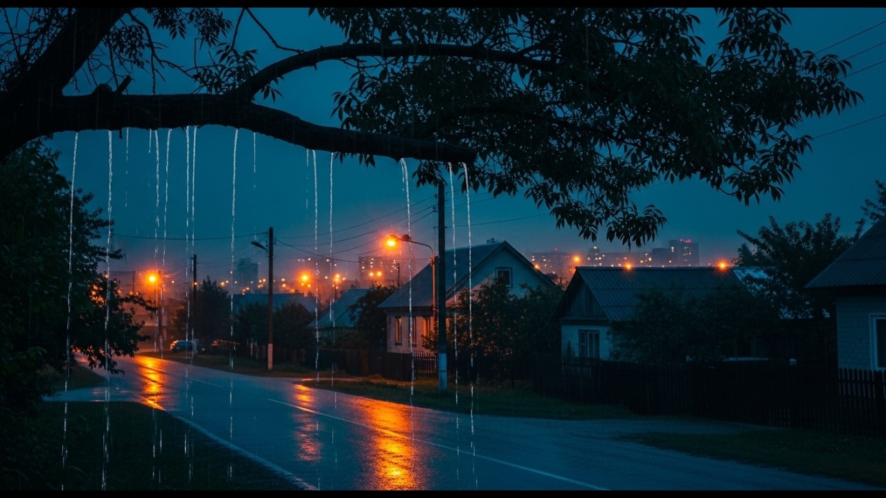 Peaceful Rain in Complete Darkness | Deep Sleep ASMR