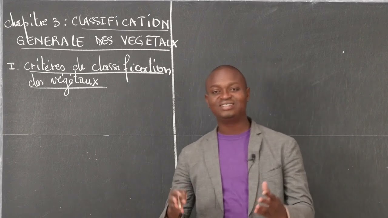 Cours - 5e - SVT : Classification générale des végétaux 1/3