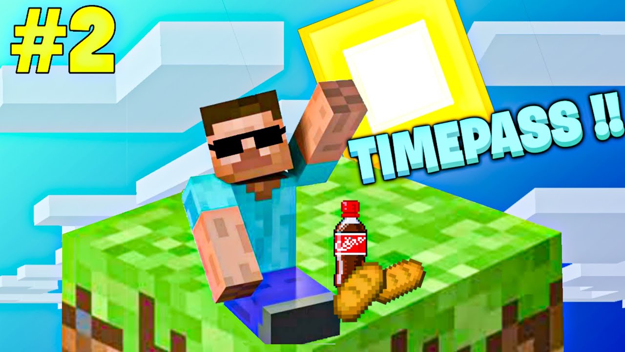 Doing TIMEPASS in ONE BLOCK MINECRAFT SURVIVAL