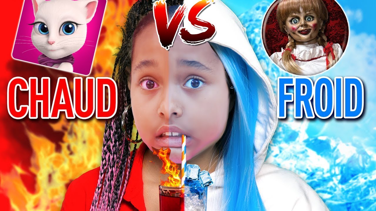 CHALLENGE CHAUD vs FROID ! || VERITY et TALKING ANGELA se d&eacute;fient pour la f&ecirc;te d'ANNABELLE