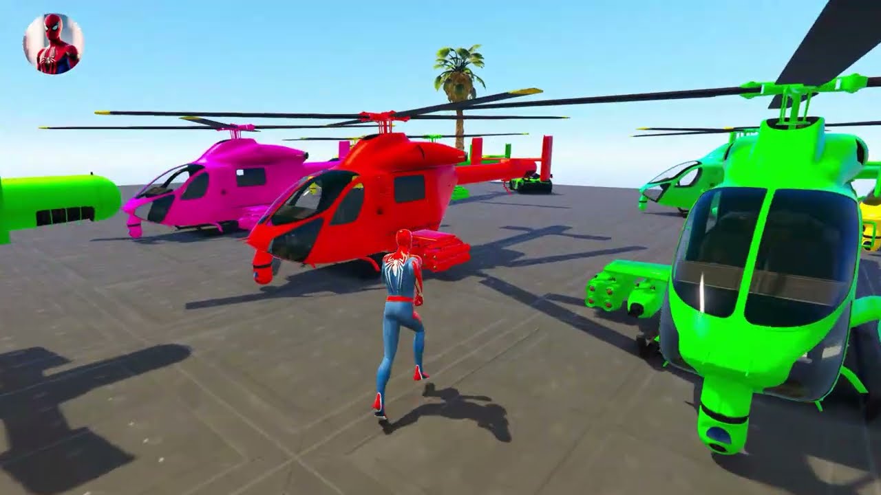 SPIDER MAN against Rumi on Motorcycle in RAINBOW SPIDERS BRIDGE - GTA MULTIVERSE???