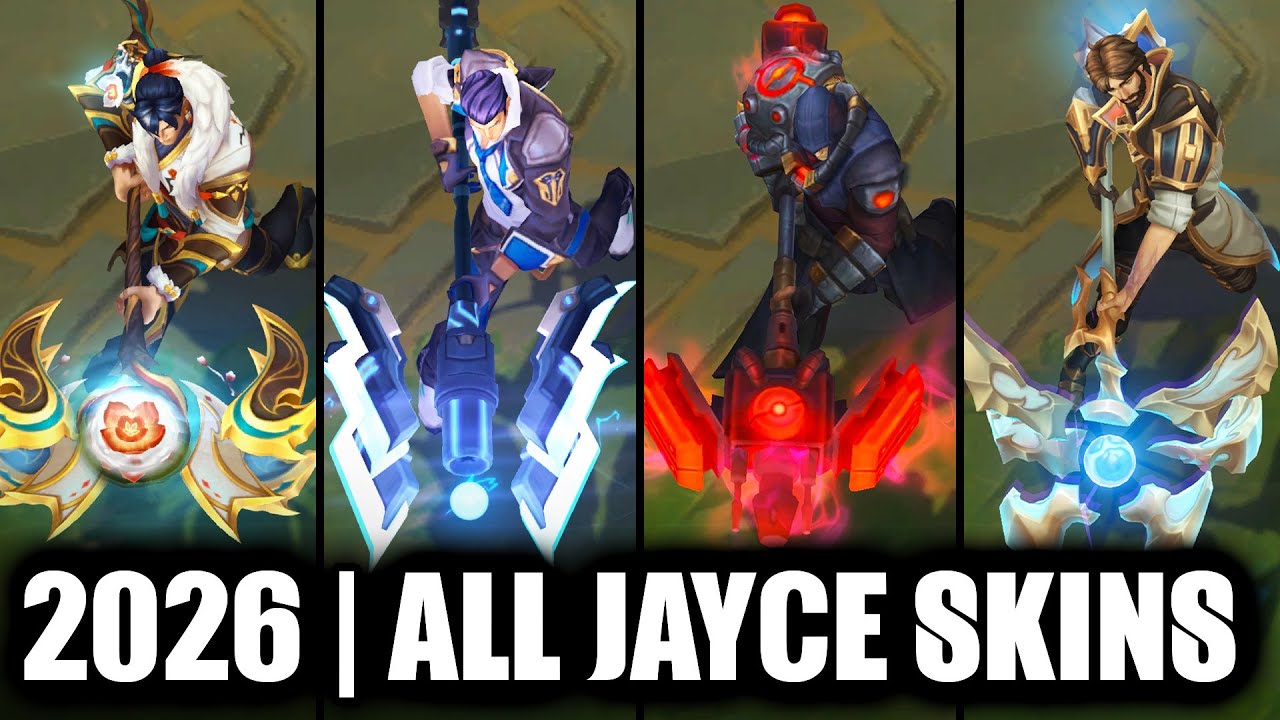 ALL JAYCE SKINS SPOTLIGHT 2026 | League of Legends