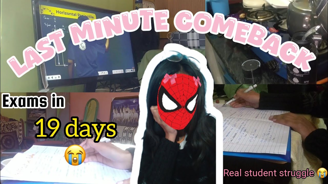 Last moment exam comeback| #study #comeback #exams 