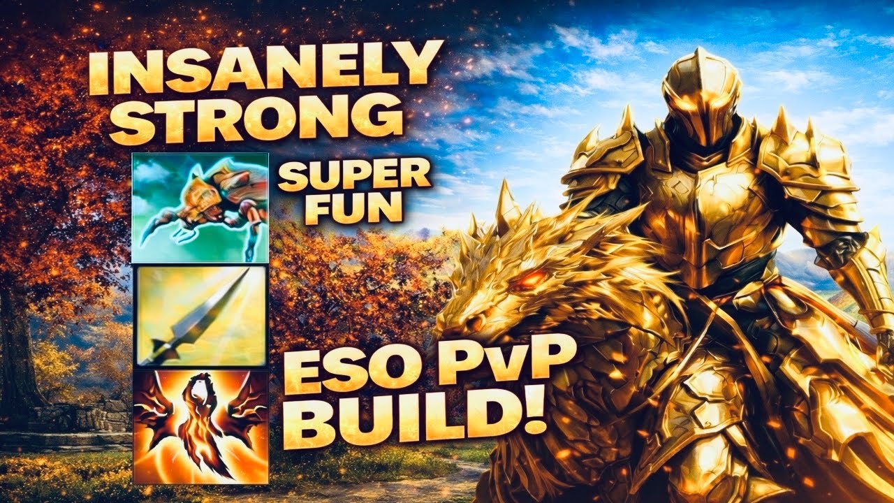 ESO PVP - Невероятно сильная сборка подклассов для PVP: Хранитель/Тамплиер/Рыцарь-Дракон!!