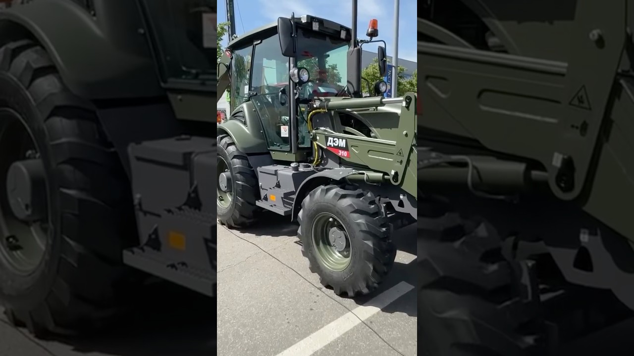 Новый ДЭМ-310 #экскаватор #погрузчик #трактор