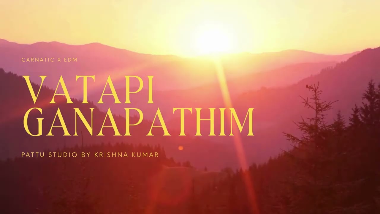 Vatapi Ganapathim | Muthuswami Dikshitar | Violin x EDM | Krishna Kumar