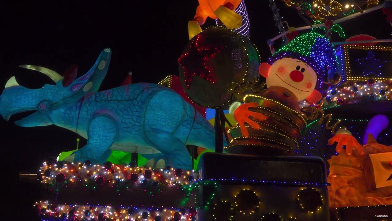 [4K HDR]Tokyo Disneyland - Electrical Parade Dream Lights (X'mas) 2019-12-15