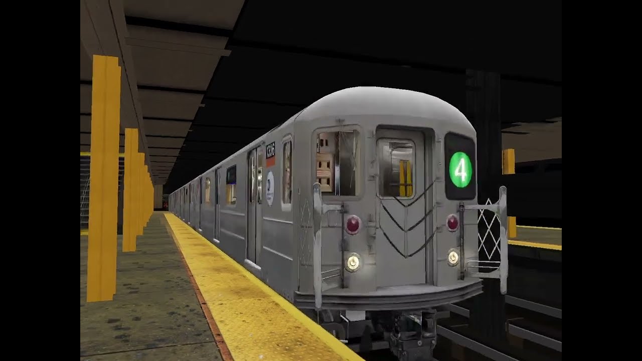 OpenBVE | Woodlawn bound R62 ❹ Train at Franklin Av-Medgar Evers College (2006)