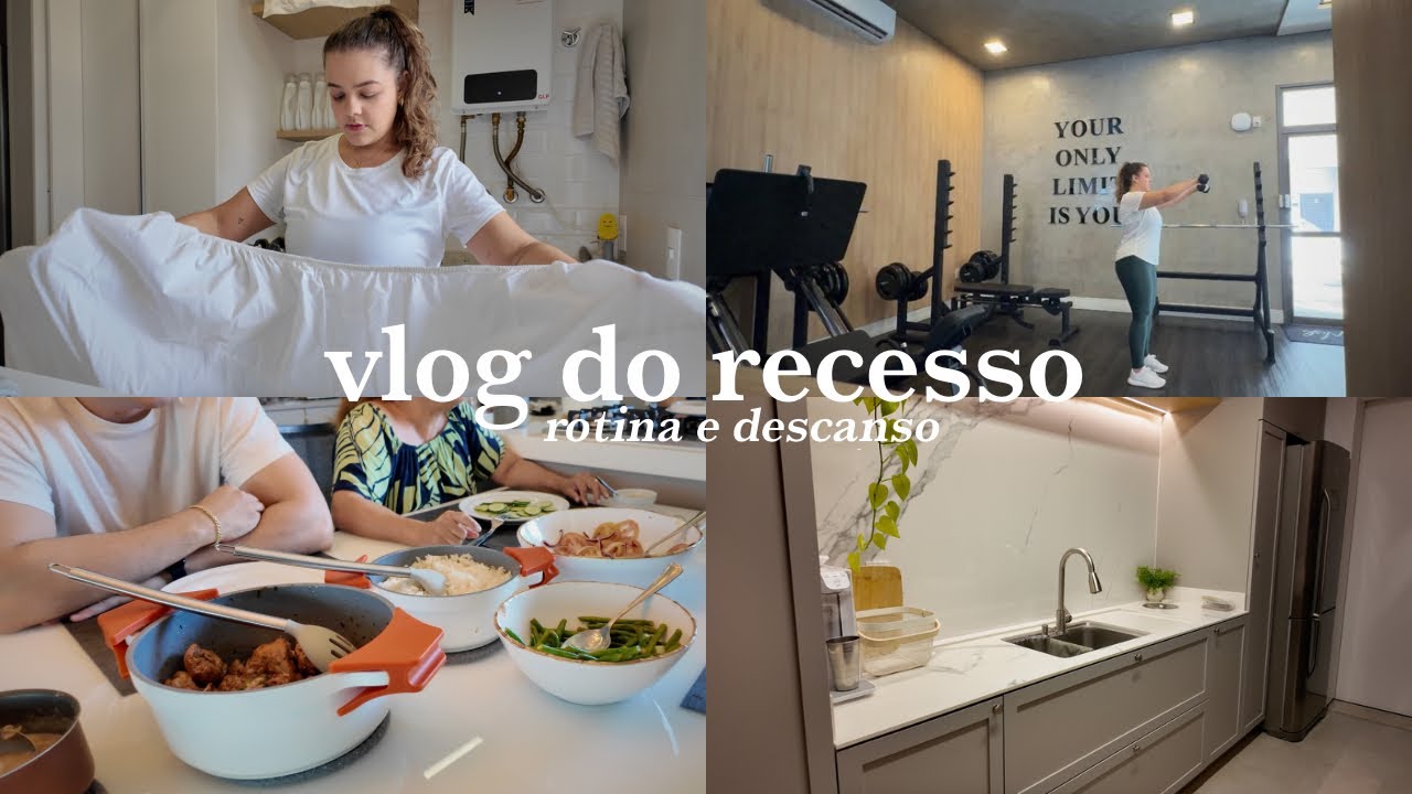 Vlog do feriado, voltei pra academia, almoço na minha mãe e receita de macarrão diferente