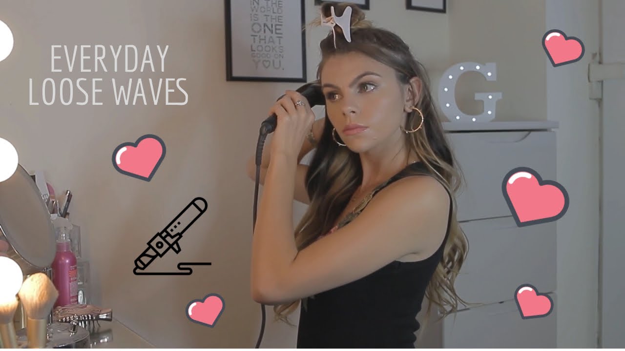 MY EVERYDAY LOOSE WAVES 😀 | Gabriella Natasha