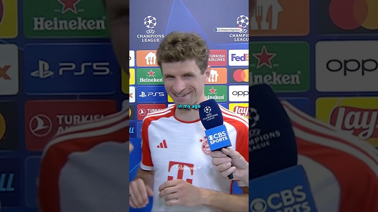 Thomas Muller, funniest man in football ⚽️