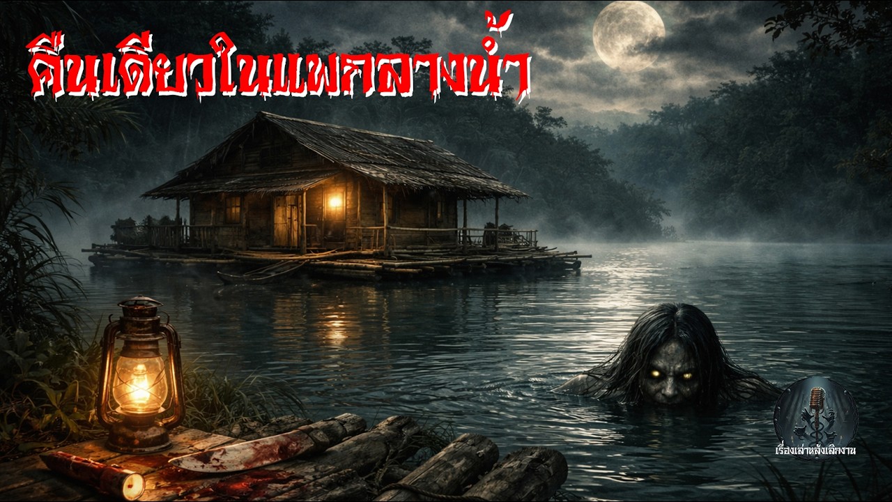คืนเดียวในแพกลางน้ำ
