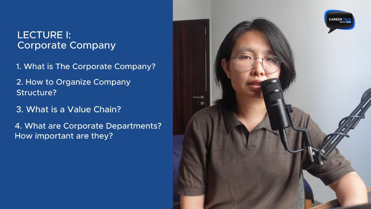 Lecture 4 I What are corporate departments, and how important are they?