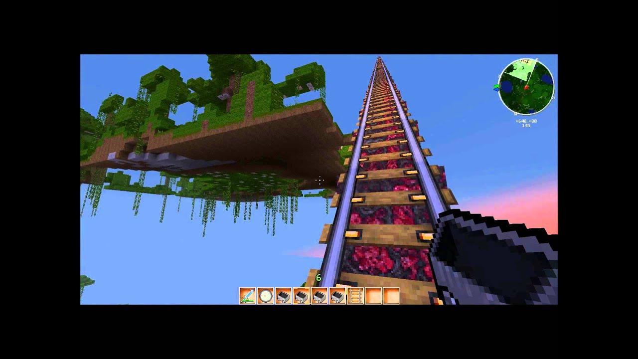 Minecraft Achterbahn Extrem