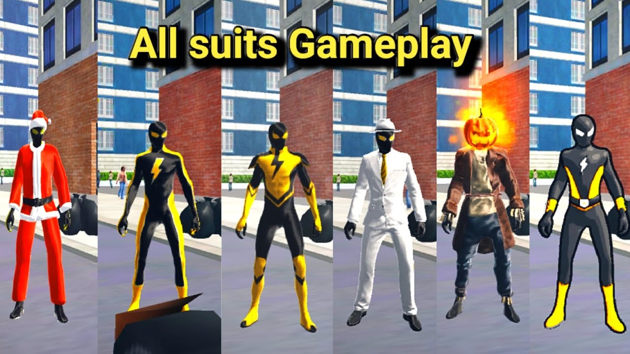 Spider fuser's All suits Gameplay | Which one is better | Ndroid-Games 