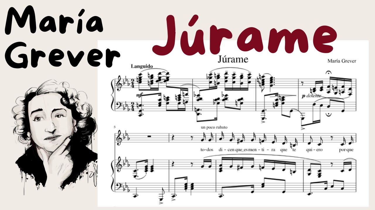 Júrame (acompañamiento)- María Grever