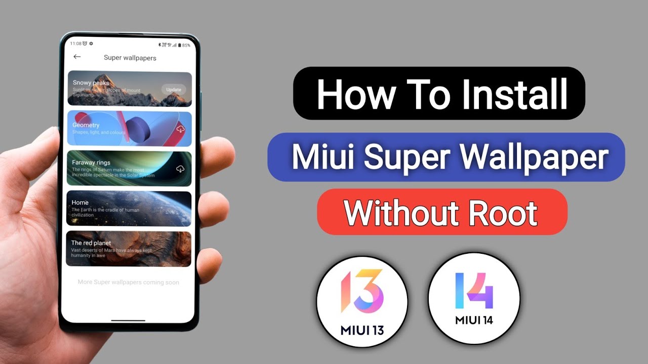 How To Install Super Live Wallpapers Without Root