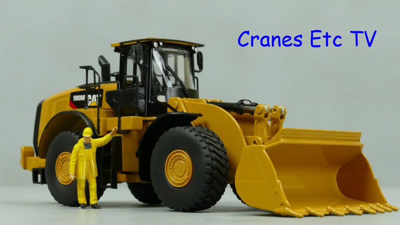 Diecast Masters Caterpillar 980M Wheel Loader by Cranes Etc TV